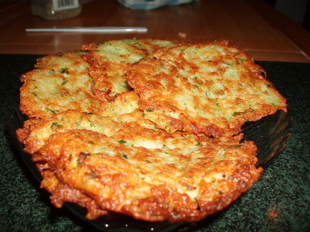 Best Potato Zucchini Latkes. Photo by Ashrei