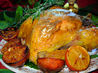Gilded Saffron and Butter Basted Roast Turkey With Herb Garland