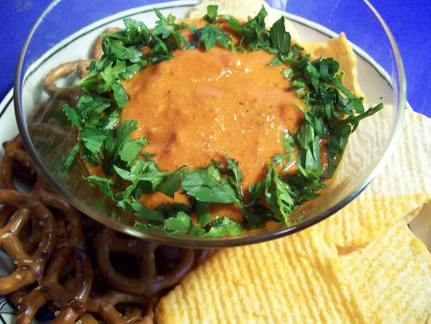 Grilled Red Bell Pepper Dip. Photo by Sharon123