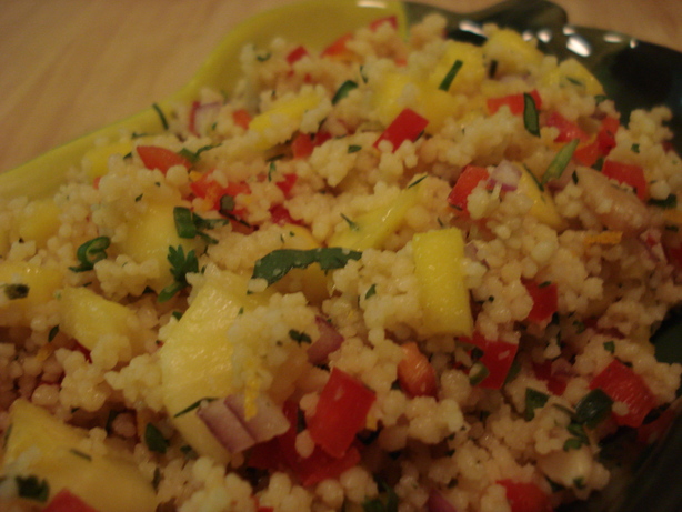 Spicy Tropical Couscous Salad. Photo by RunninLion