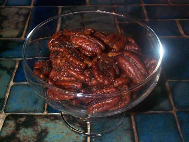Holiday Spiced Pecans. Photo by breezermom
