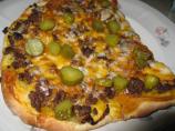 Mika's Cheeseburger Pizza