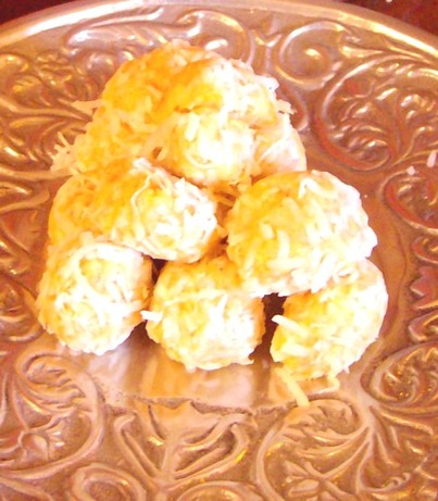 Easy Orange Balls. Photo by Recipe Baroness