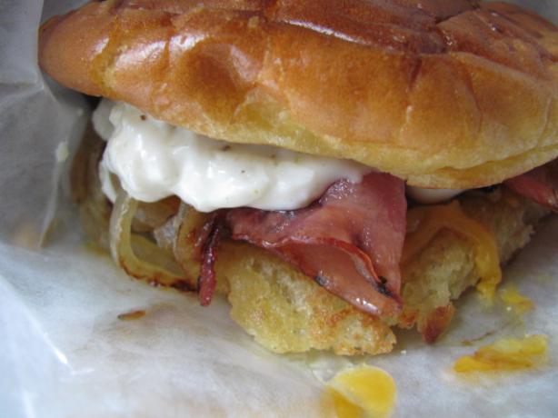 Fried Ham Sandwich. Photo by under12parsecs