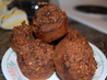 Chocolate-Flecked Multigrain Muffins. Recipe by mikey & ev