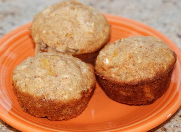 Peach Oatmeal Muffins. Photo by appleydapply