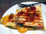 Grilled Ham & Cheese Quesadillas