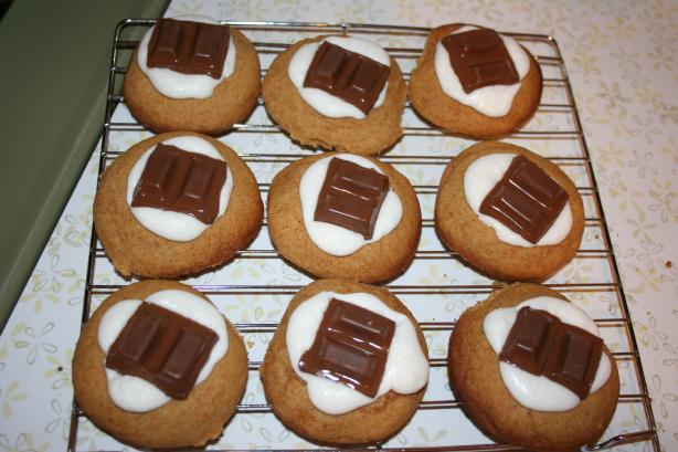S'more Thumbprint Cookies. Photo by AmandaMcMom