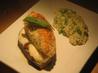 Parmesan Crusted Chicken on Eggplant Sun Dried Tomato and Mozzar. Recipe by The Flying Chef
