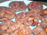 Chocolate Fruitcake  Cookies. Recipe by Thymestudio