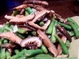 Lemony Green Beans With Shiitake Mushrooms