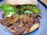 Venison Steak Sandwich W/ Caramelized Onions