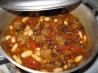 Beef and Black Bean Chili With Toasted Cumin Crema (Bobby Flay)