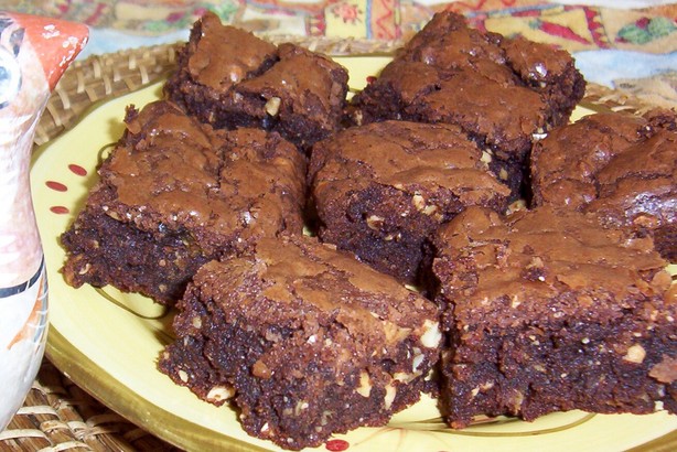 One Bowl Cookie-Stuffed Brownies. Photo by WiGal