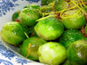 Lemon Infused Buttered Brussels Sprouts W/ Crisp Peppered Bacon