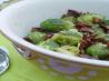 Lemon Infused Buttered Brussels Sprouts W/ Crisp Peppered Bacon
