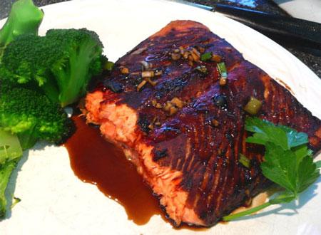 Honey Soy Salmon. Photo by Mikekey