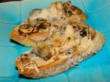 2bleu's Mushroom and Swiss  on Crostini Toast Appetizers