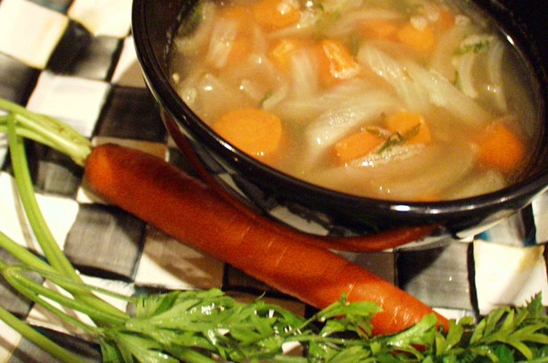 Carrot Top & Quinoa Soup. Photo by FLKeysJen