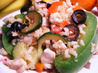 Warm Chicken Breast and Rice Salad. Recipe by Nyteglori