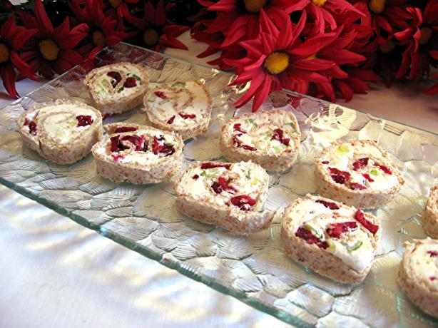 Simple & Delicious Cranberry Cream Cheese Pinwheels. Photo by Dreamer in Ontario