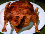 Roast Goose With Wild Rice-Chestnut Stuffing