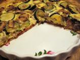 Zucchini and Mushroom Quiche