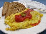 Pepper Jack Pepperoni Pizza Omelet