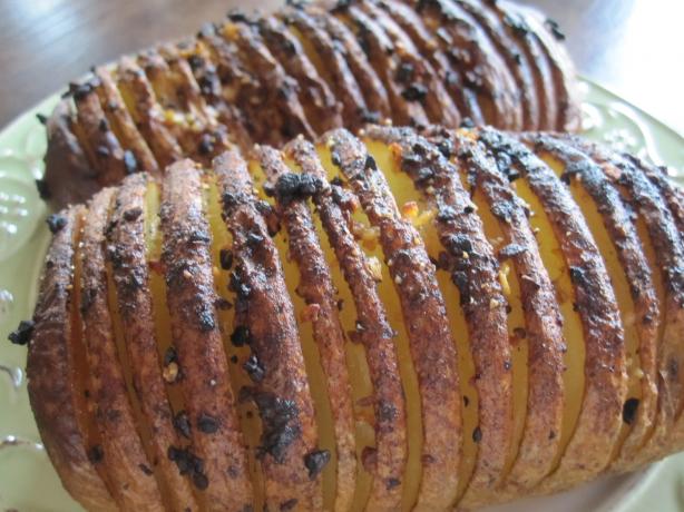 Hasselback Potatoes. Photo by mary winecoff