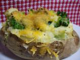 Broccoli Cheddar Twice-Baked Potatoes