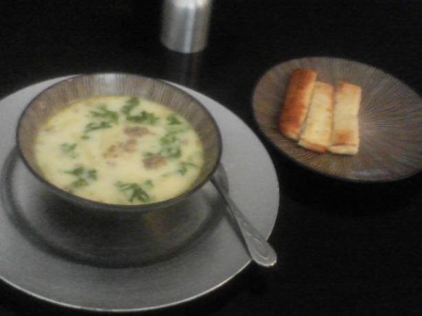 Olive Garden Zuppa Toscana Soup. Photo by Elizabeth Silva