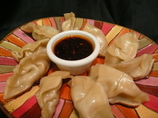 Pot Stickers With Spicy Dipping Sauce