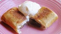 Chocolate Chimichangas With Ice Cream