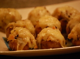 Brie & Crab Stuffed Mushrooms. Photo by msmia