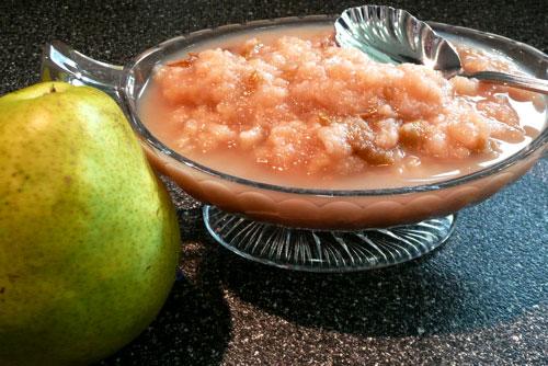 Pear Sauce. Photo by Mikekey
