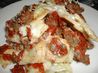 Bird's Creamy Egg Noodle and Beef Casserole (Lite-Bleu). Recipe by 2Bleu