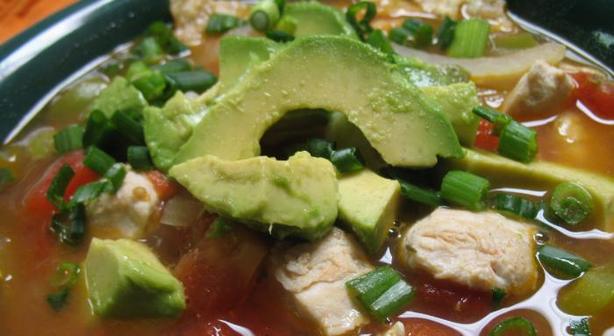 Rachael Ray Chicken Fajita Tortilla Soup. Photo by R.Lynn