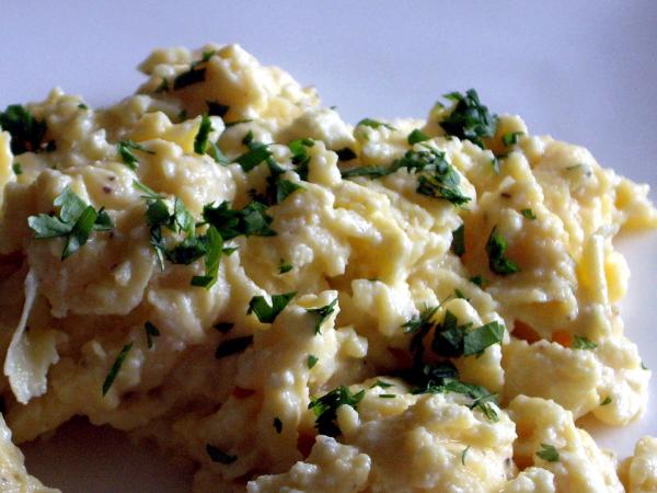 Luxury Scrambled Eggs. Photo by AmandaInOz