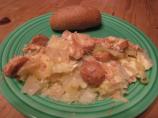 Cabbage & Sausage. Photo by ranch-girl