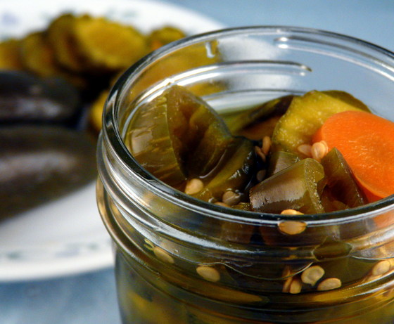 Fire and Ice Marinickles (No Canning Marinated Pickles). Photo by PaulaG