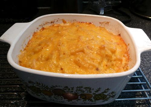 Macaroni and Extra Cheese Casserole. Photo by Mikekey