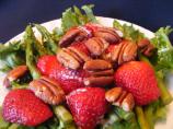 Asparagus, Strawberry Salad With Honey Lime Dressing