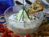 Cucumber Yogurt Dip With Greek  Pita Chips