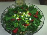 Spinach, Strawberry and Walnut Salad