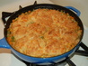 Turkey Pot Pie With Cheddar Biscuit Crust. Recipe by Queen Dragon Mom