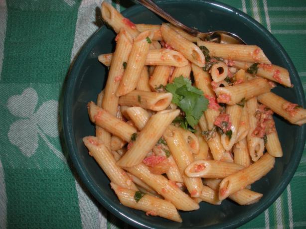 Irish Vodka Pasta. Photo by ChefDLH