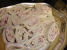 Turkey and Cranberry Roll up Pinwheels