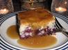 Blueberry Cake With Brown Sugar Sauce