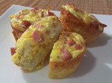 Smoked Sausage and Potato Quiches