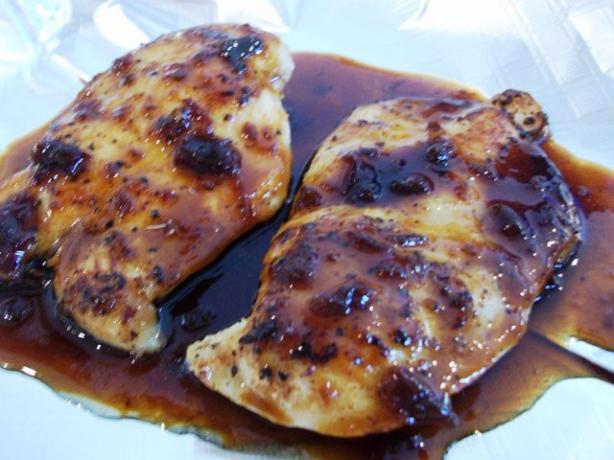 Chicken With Orange-Chipotle Glaze. Photo by 2Bleu